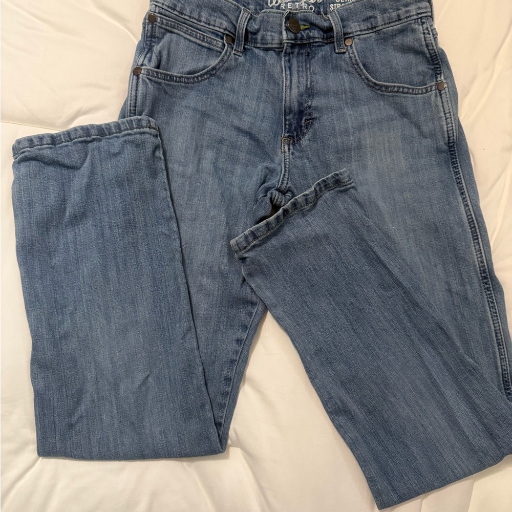 Wrangler Retro men’s Slim Straight Blue Jeans